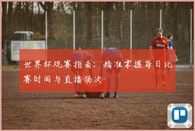 世界杯观赛指南：精准掌握每日比赛时间与直播场次